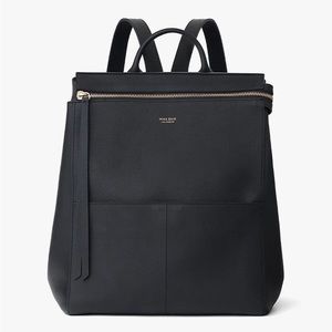 Mina Baie Harper Backpack - Black Leather